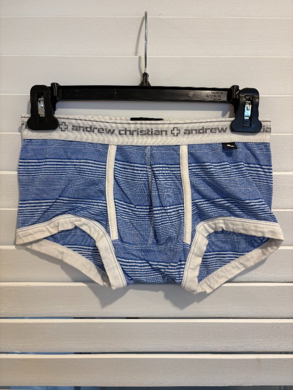 Andrew Christian Trunks - Blue/White